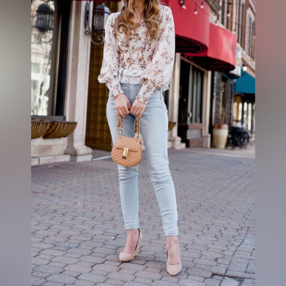 Skinny Jeans Old Navy Rockstar Light Blue Pastel Blue